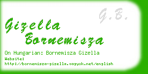 gizella bornemisza business card